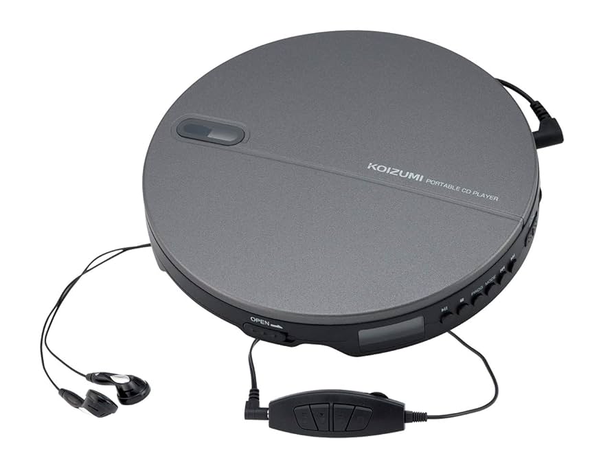 (未使用･未開封品)コイズミ ポータブル CDプレーヤー リモコン・イヤホン付属 ブラック SAD-3903/K Amazon.co.jp: コイズミ ポータブル CDプレーヤー リモコン